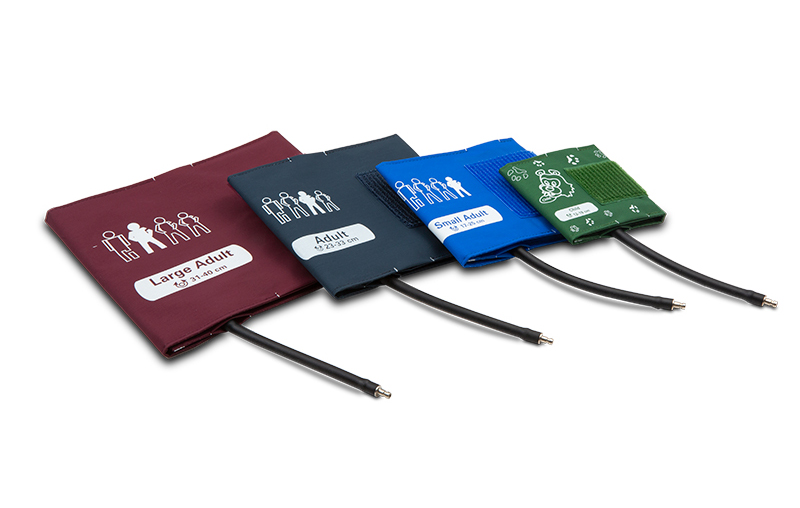 Image of disposable and reusable cuffs.